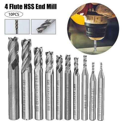 10x tungsten carbide - 10x, flutes
