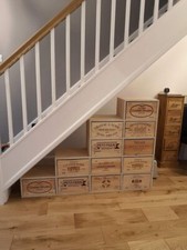 10x Wooden Wine Box Crate -