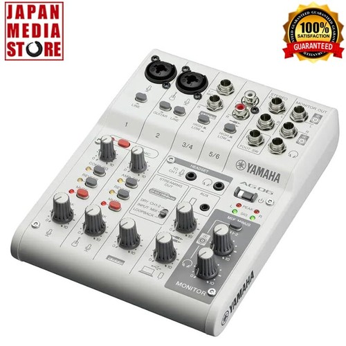 Yamaha ag06 ag06mk2 6ch live - ag06, w