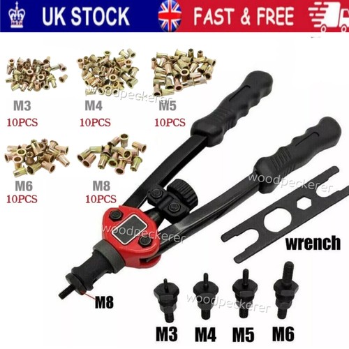 51pcs threaded nut riveter gun - threaded,