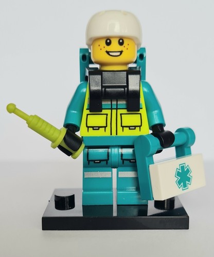 Lego male ambulance paramedic - ambulance,