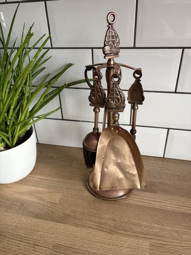 Vintage brass hearth - vintage,