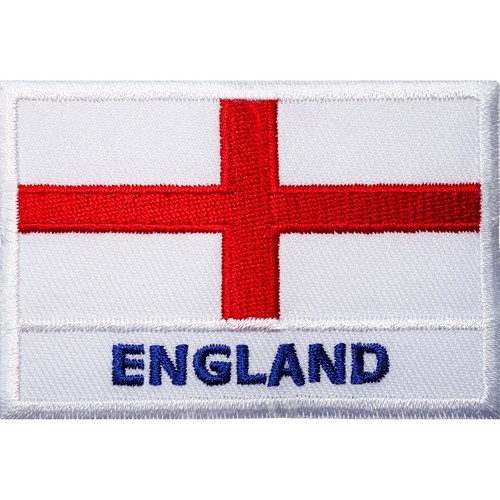 England flag embroidered - england,
