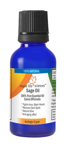 Sage oil 100 pure - 100%, &