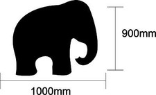 Elephant Blackboard /