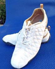 Footjoy Mens Superlites Tan White Spikeless Golf Shoes Size 10 Med