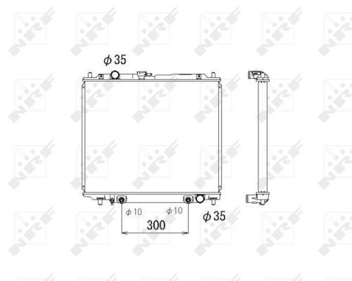 Nrf radiator for mitsubishi - for,