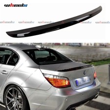 FOR BMW 5 SERIES E60 GLOSS BLACK REAR BOOT SPOILER M5 STYLE WING 2004-2010 UK