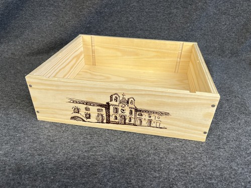 Wooden wine box crate 3 - wine,