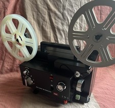Vintage Elmo K-100SM 8mm / Super 8 Film Projector Bundle Japan - Working *READ*