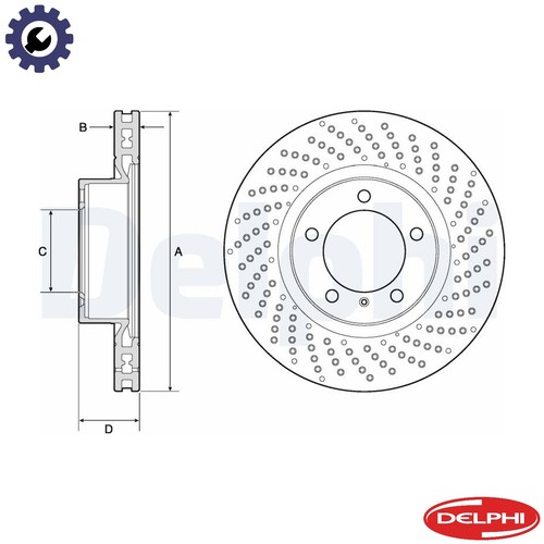 Brake disc bg4781c - 2x,