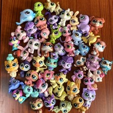 24pcs Set Littlest Pet Shop Toy LPS Cute Animal Dog Cat Figure Kids Gift UK