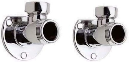 Bar shower backplate elbow - backplate,