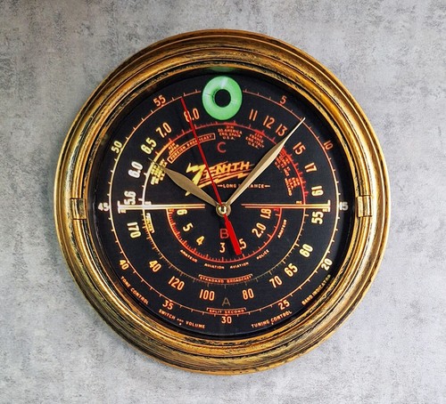 Old antique radio style zenith - old,