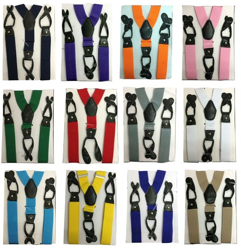 Unisex suspenders braces faux - unisex,