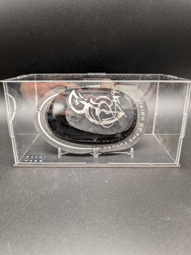 Race worn knee slider - worn, signed