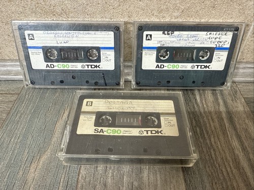 Lot tdk c90 - ad-c90, sa-c90