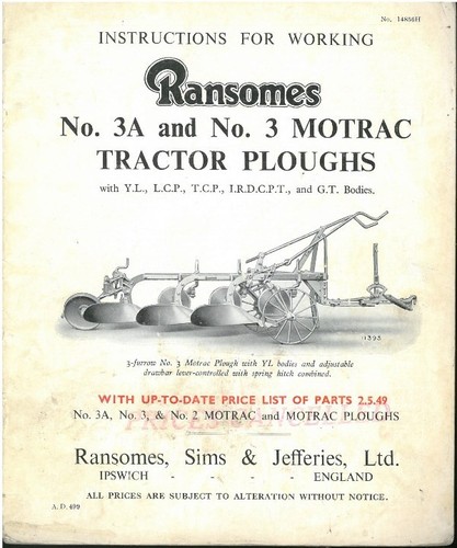 Ransomes no 3 motrac - ransomes,