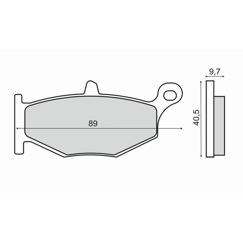 Rear brake pads for suzuki - rear,