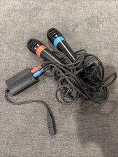 SingStar Playstation 2 PS2 Bundle 2 Microphones & USB Dongle