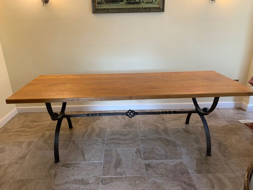 Oak dining table - with, stylish