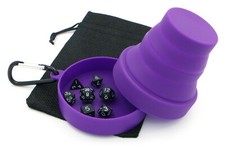 TRAVEL POLYHEDRAL DICE CUP SET