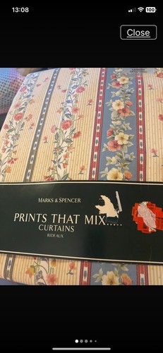 Vintage curtains - vintage, m&s
