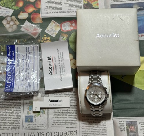 Accurist men stainless - men's,