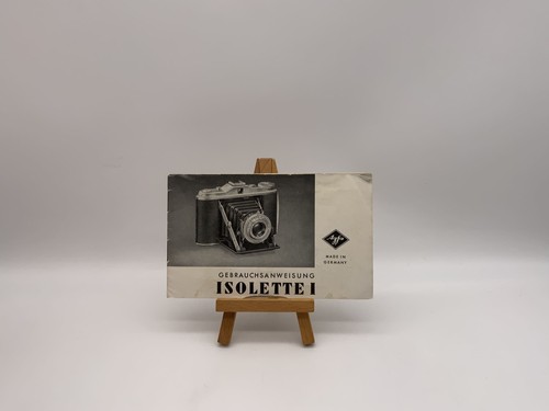 Agfa isolette manual - isolette, german
