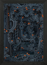 Ladybirds in the night Framed