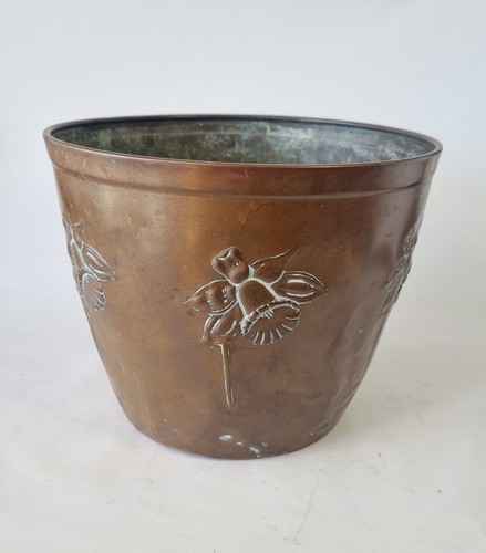 Antique brass jardinière - js&s,