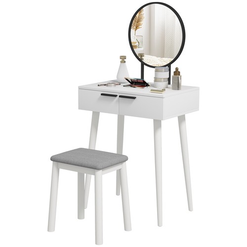 Homcom vanity table set - homcom,