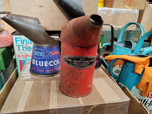 Vintage oil jug - vintage,