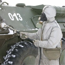 NBC SUIT RUBBER POLISH OP-1M HAZMAT CBRN ARMY PREPPER NUCLEAR SURVIVAL PROTECTON