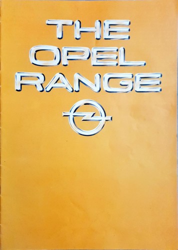 Opel range brochure 1981 - opel,