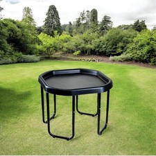 Black Tuff Tray, 70cm, Height-Adjustable. Perfect for Sand, Water & Play.