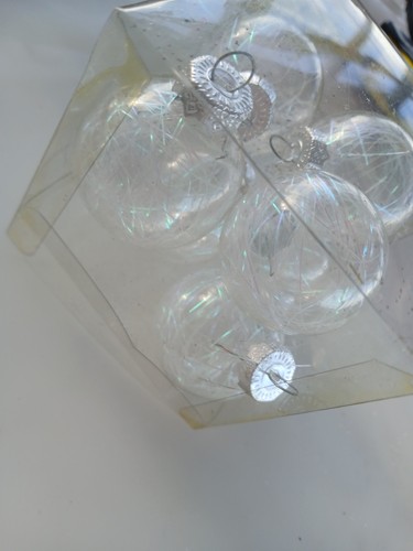 Pack glass baubles - 7,