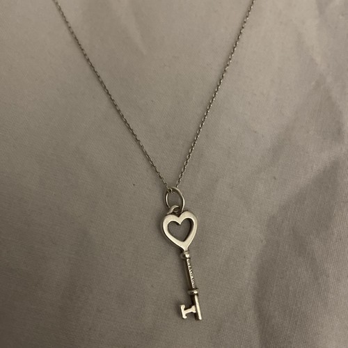 Tiffany silver open heart - silver,