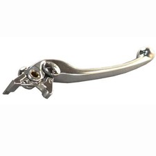 Brake lever aluminium silver