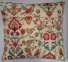 William Morris Birds Cushion, Tapestry, Cream, Floral, Various Sizes & DOOR STOP
