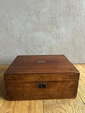 Large Rectangular Wooden Writing Slope Box