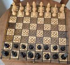 Vintage Travelling Chess Set