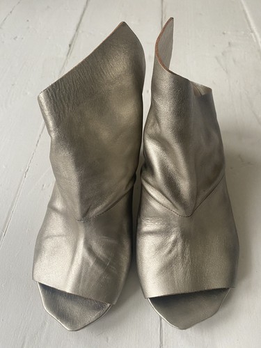 Marsell ladies silver mule - marsell,