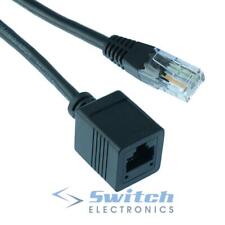 RJ45 Cat5e Network Ethernet Extension Cable Male to Female Plug Socket Lead
