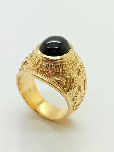 9ct yellow solid gold black - gold,