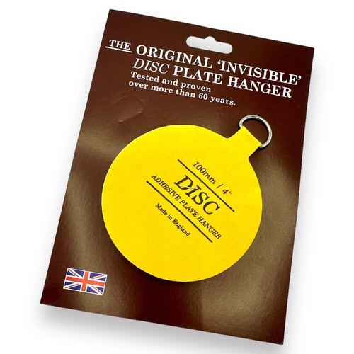 Disc plate hangers - plate, wall