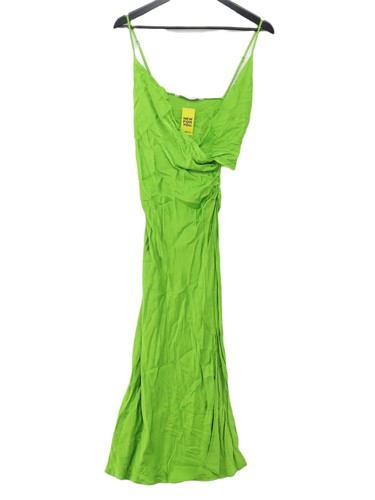 Zara maxi dress green - zara,