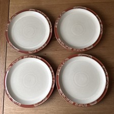 Set Of 4 Denby Fire Chilli