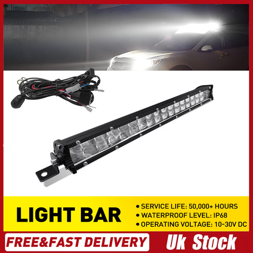 Slim led light bar - bar, spot