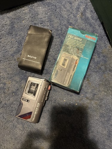 Sanyo trc 695m microcassette - sanyo, trc-695m